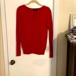 Red sweater